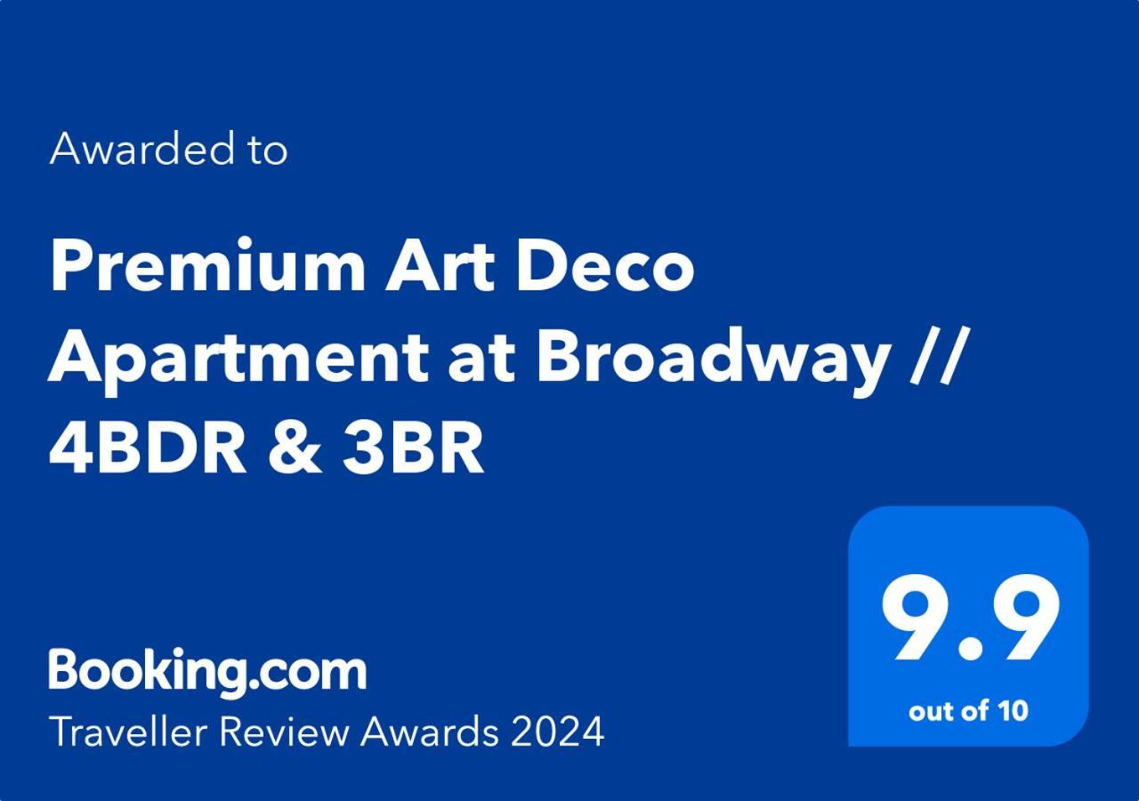 Premium Art Deco Apartment At Broadway // 4Bdr & 3Br 布达佩斯 外观 照片